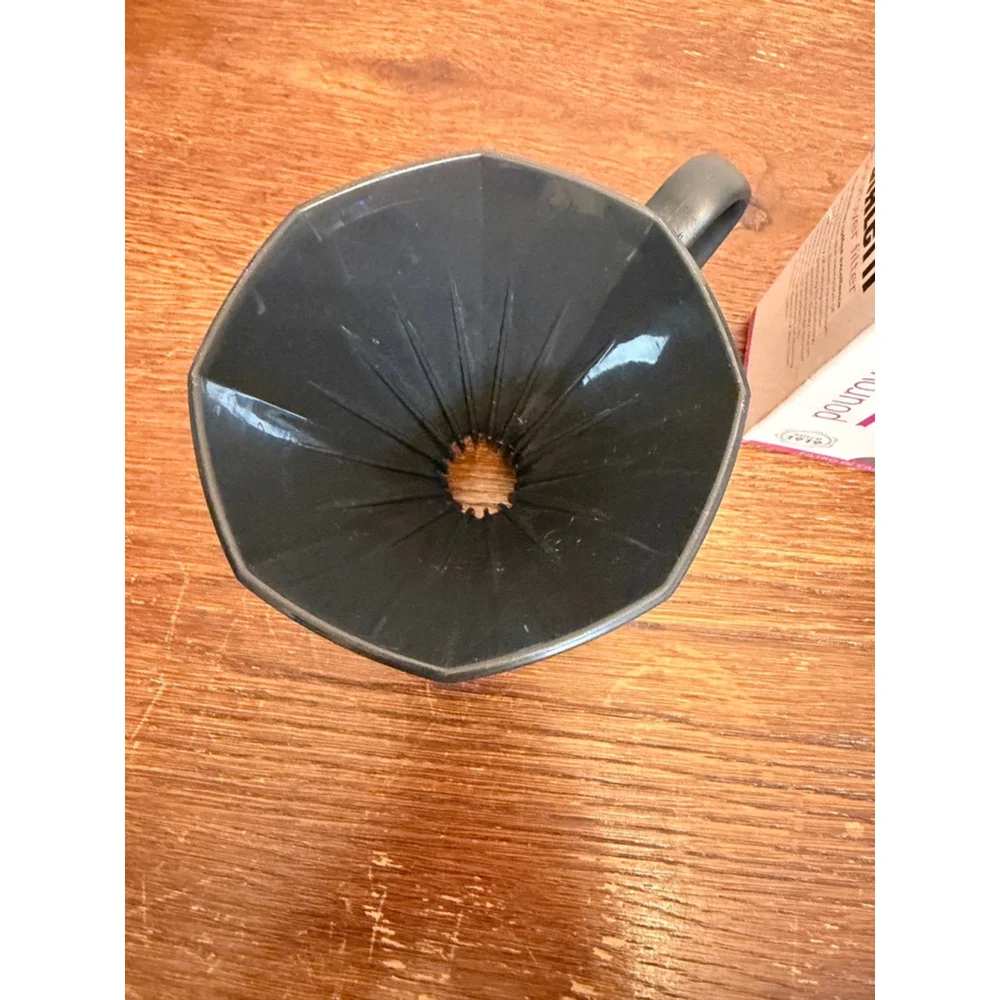 Bialetti Pour Over Coffee Dripper Filter Black Manual Brewer w/ Original Box